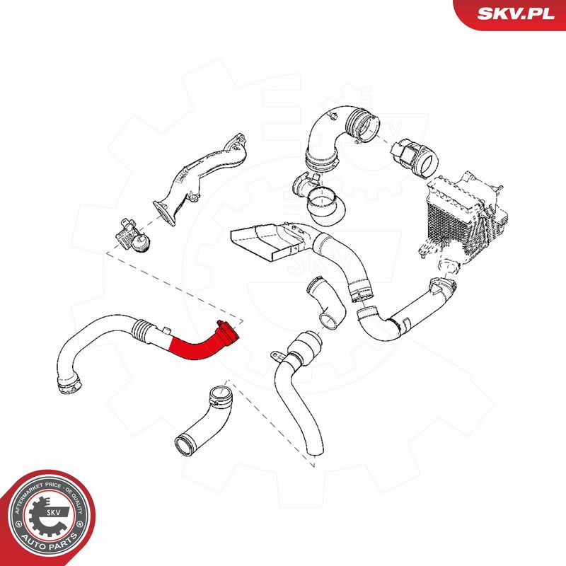 ESEN SKV 24SKV964 Charge Air Hose