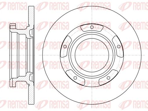 Гальмівний диск, Remsa 61107.00