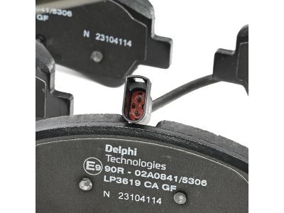 DELPHI LP3619 Diskinių stabdžių kaladėlių komplektas