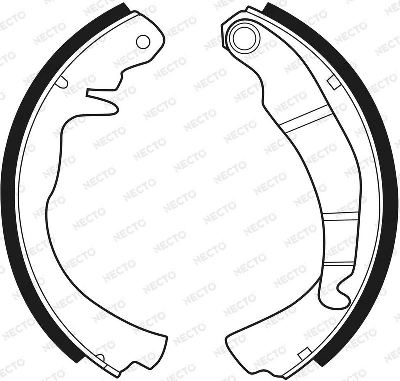 Juego de zapatas de frenos