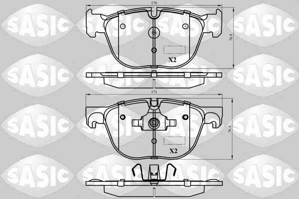 This part match OEM code: 34116852253