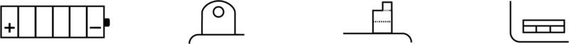 EXIDE EB16-B Starterio akumuliatorius