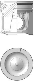 Product Image - Zuiger - 40041640 - KOLBENSCHMIDT