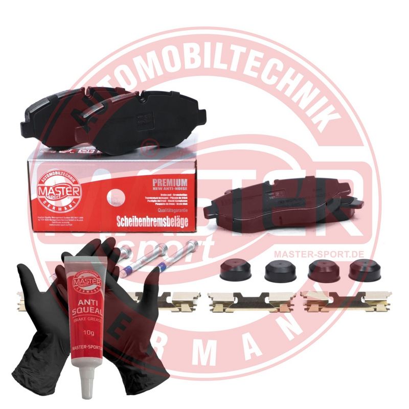 set placute frana,frana disc MASTER SPORT 13046048302N-SET-MS