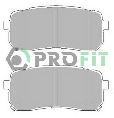 Комплект гальмівних накладок, дискове гальмо, Profit 5000-2026