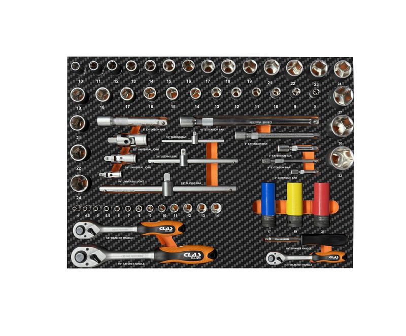 SERVANTE 7 TIROIRS + 214 OUTILS