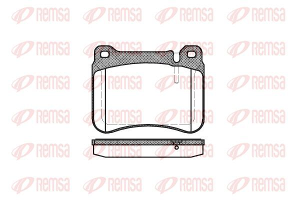 KAWE 119300 - Brake Pad Set, disc brake
