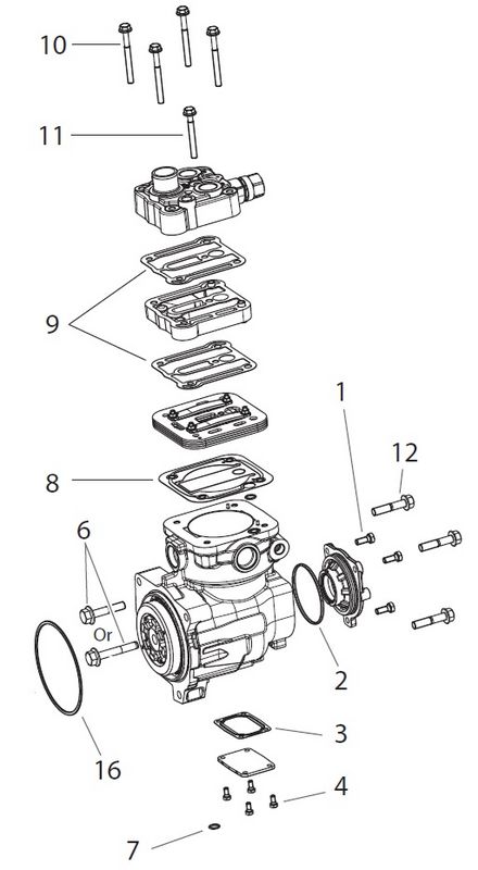 Set garnituri KNORR-BREMSE K052058K50