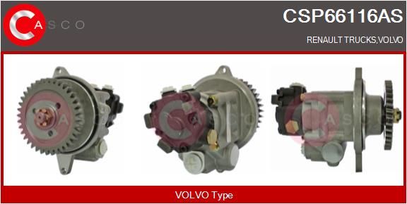 Hydraulické čerpadlo, řízení CSP66116AS