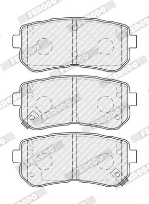 FERODO FDB4771 Brake Pad Set, disc brake