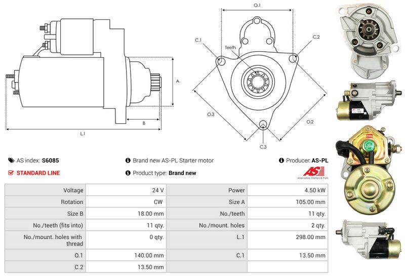 AS-PL S6085 Starter