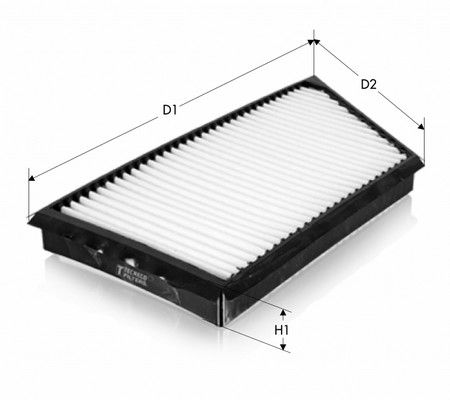 Фільтр, повітря у салоні, Tecneco CK9071