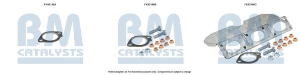 BM CATALYSTS szerelőkészlet, katalizátor FK92196