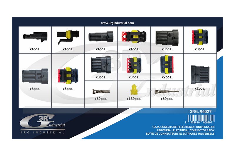 3RG 96027 Assortment, plug housings