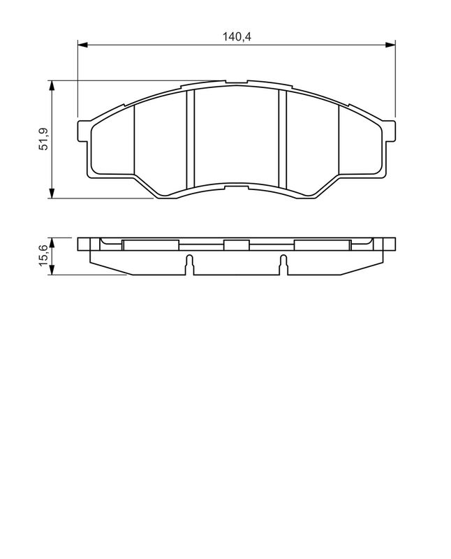 BOSCH Plaquettes de frein à disque 0 986 494 425