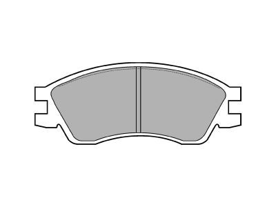 DELPHI LP819 Brake Pad Set, disc brake