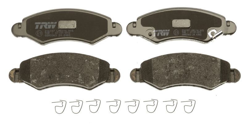 TRW GDB3363 Brake Pad Set, disc brake