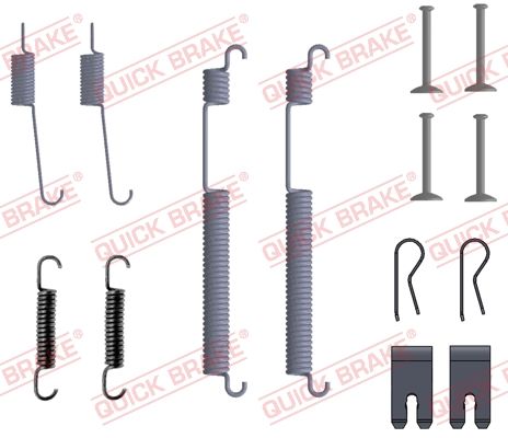 Комплект приладдя, гальмівна колодка, Quick Brake 105-0053