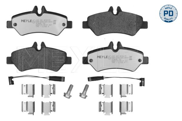 MEYLE fékbetétkészlet, tárcsafék 025 291 9019/PD