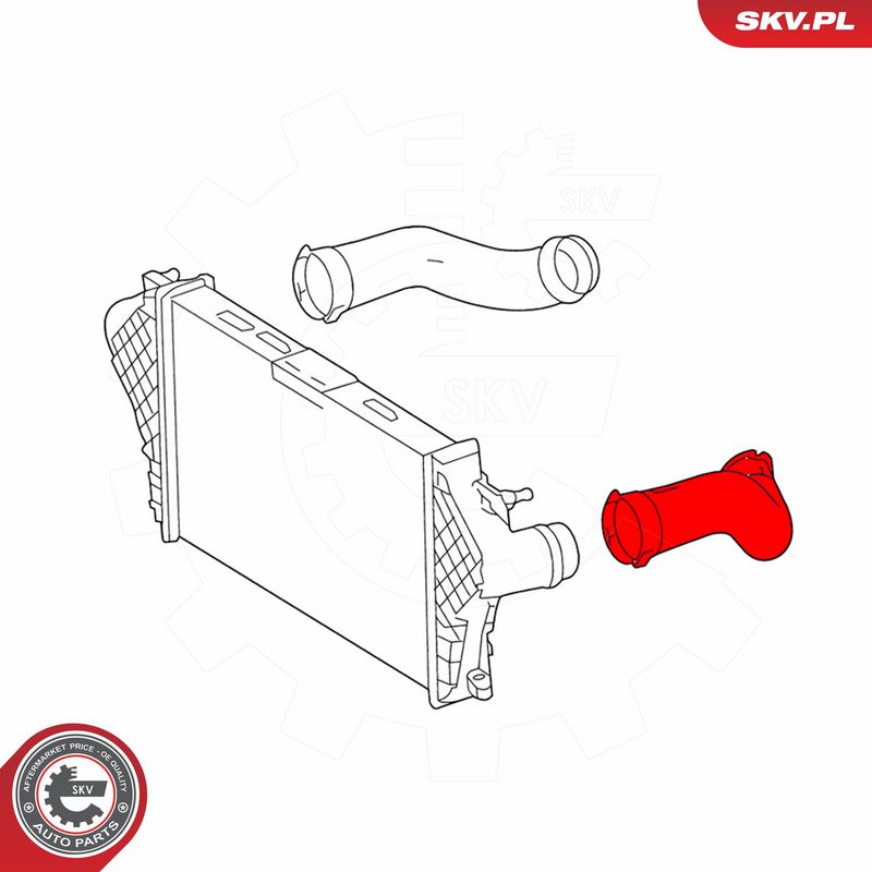 ESEN SKV 43SKV405 Charge Air Hose