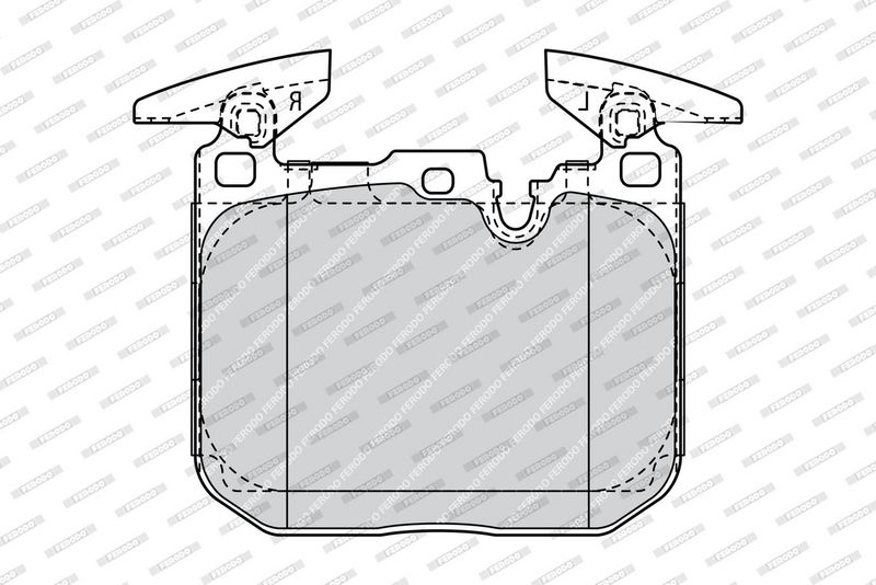 FERODO Plaquettes de frein à disque FDB4611