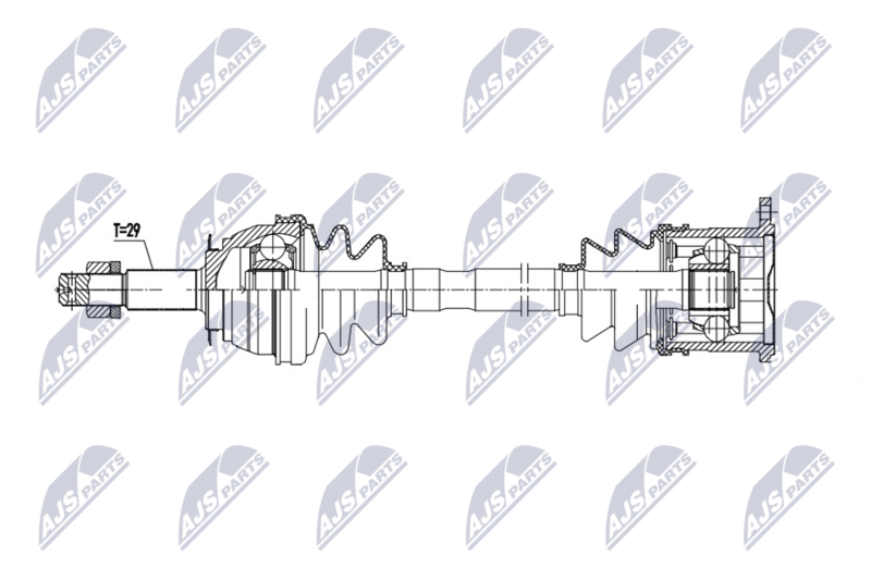NTY NPW-NS-220 - Drive Shaft