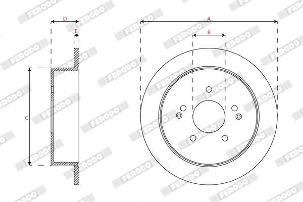 FERODO DDF1992C Brake Disc