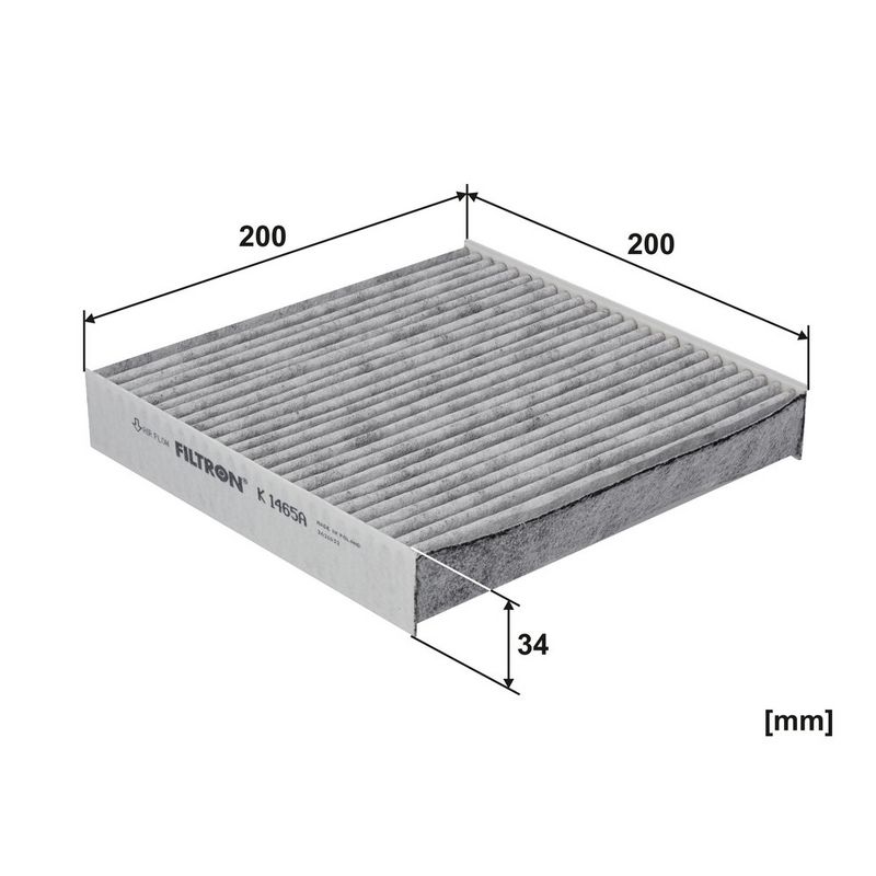 Cabinefilter met actieve kool past: SSANGYONG KORANDO, TIVOLI, TIVOLI GRAND 1.5-Electric 03.15-