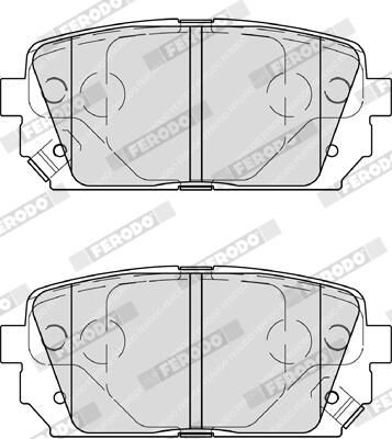 FERODO FDB4193 Brake Pad Set, disc brake
