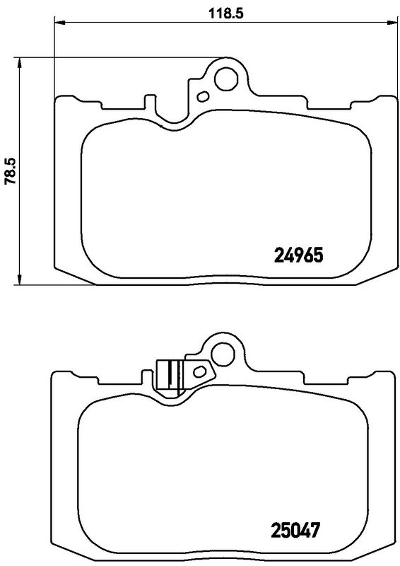 BREMBO P83131 Brake Pad Set, disc brake