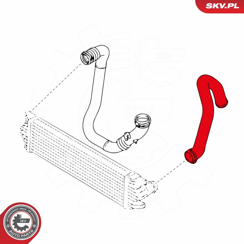 ESEN SKV 24SKV987 Charge Air Hose
