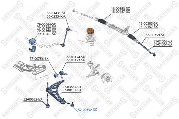 STELLOX 52-00392-SX Ball Joint