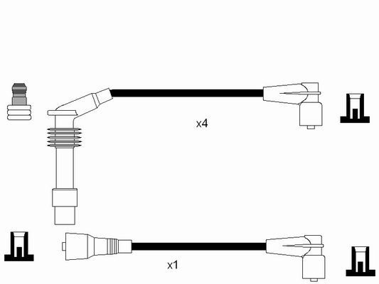 NGK 7070 Ignition Cable Kit