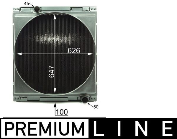 Ψυγείο, ψύξη κινητήρα BEHR *** PREMIUM LINE ***