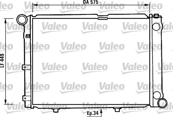 VALEO Radiateur 730344