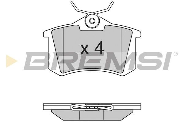 Гальмівні колодки зад. Caddy III/IV/Passat/Audi A4/A6 (Lucas)