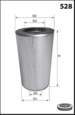 MISFAT Filtre à air R345