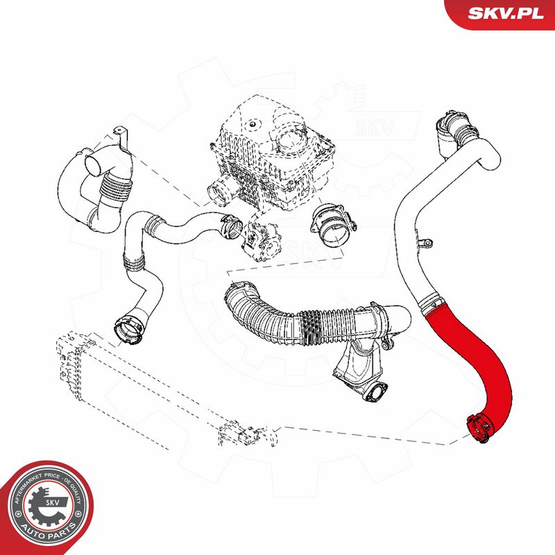 ESEN SKV 43SKV109 Charge Air Hose