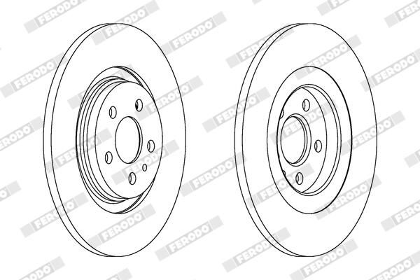 FERODO DDF1181C Brake Disc