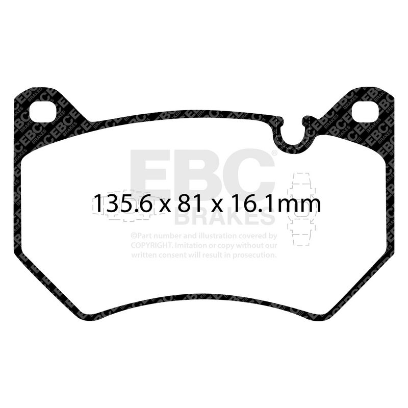 EBC Brakes Remblokkenset, schijfrem DP42437R