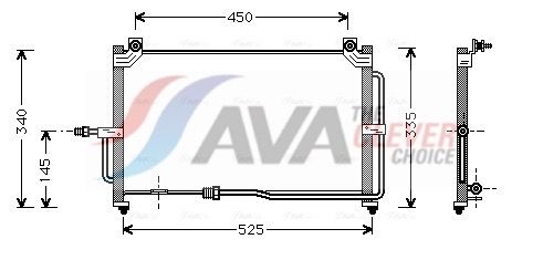 AVA Clever Choice DW5028 - Condenser, air conditioning