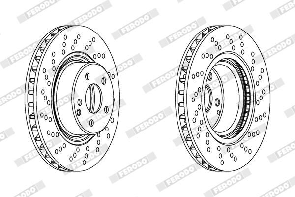 FERODO DDF1120C-1 Brake Disc
