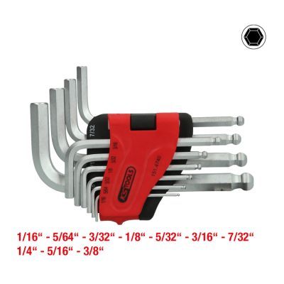 KS TOOLS Kampinių atsuktuvų rinkinys
