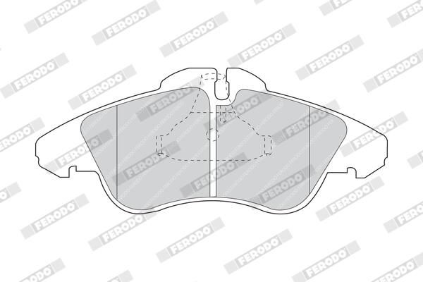 FERODO FVR1038 Brake Pad Set, disc brake