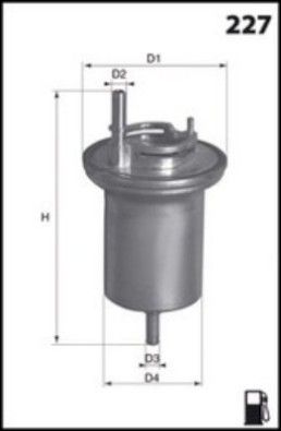 MISFAT Filtre à carburant E100