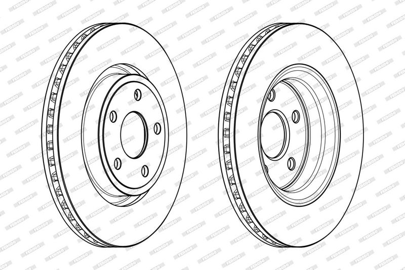 Disc frana DDF2097C-1 FERODO
