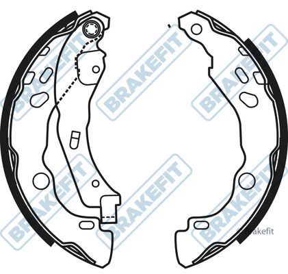 APEC Brake Shoe Set BSH1033