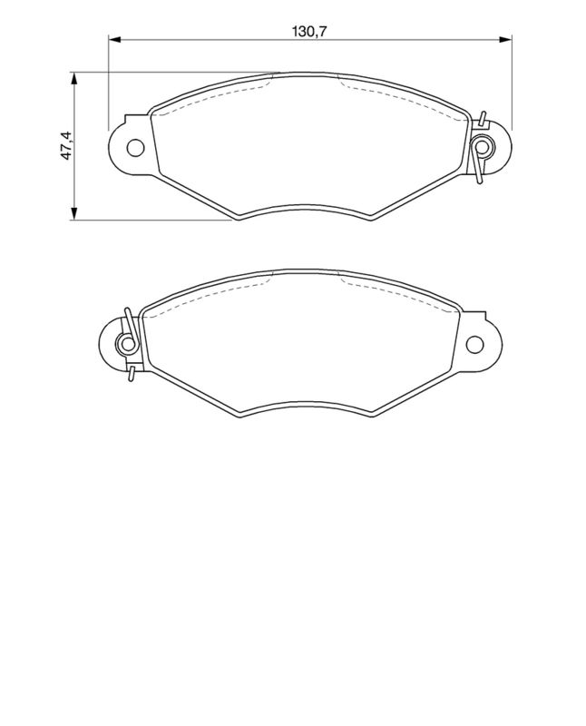 BOSCH Plaquettes de frein à disque 0 986 424 453