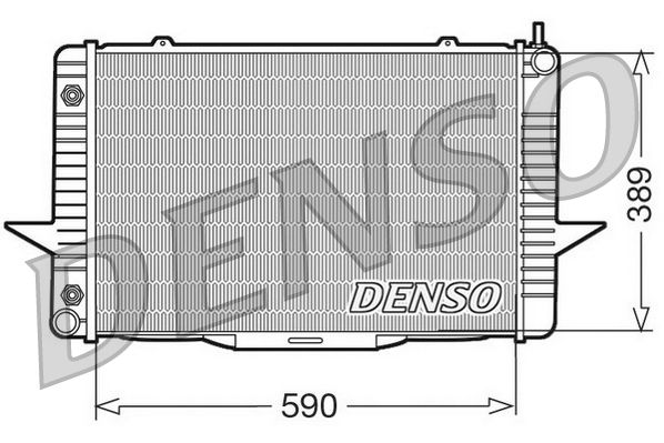 DENSO hűtő, motorhűtés DRM33067