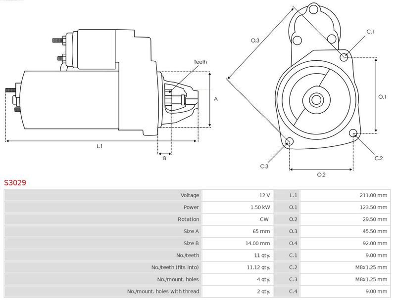 AS-PL S3029 Starter